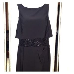 R&M Richards maxi dress with sequin waist